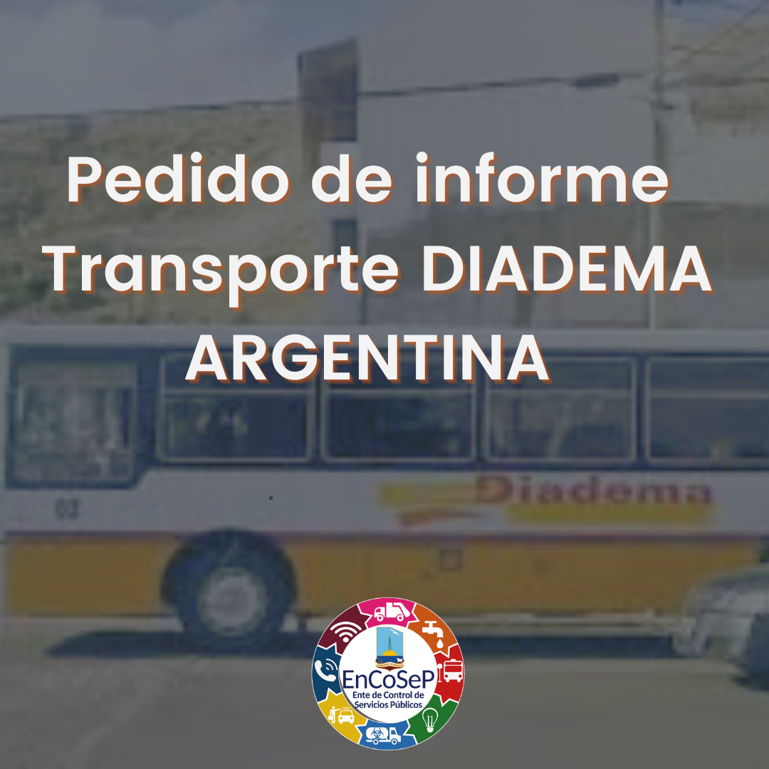 Pedido de informe a Diadema Argentina S.A