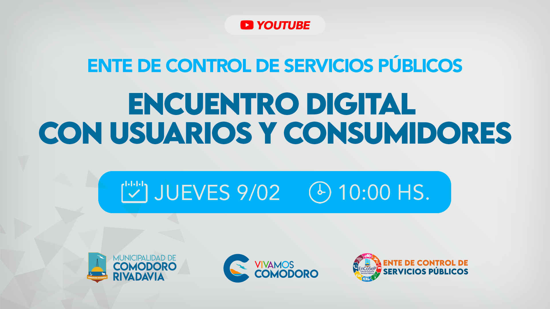 Seguí la transmisión en vivo del Encuentro Digital con usuarios y consumidores